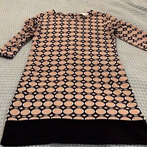 Michael Kors Black and Pink Geometric Dress